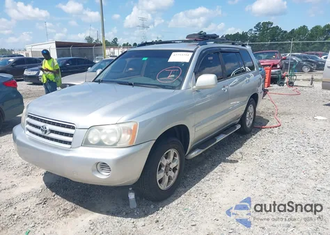 2001 Toyota Highlander V6 z USA, uszkodzony, nr VIN JTEGF21A610005989